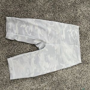 Gray camo, Lululemon shorts